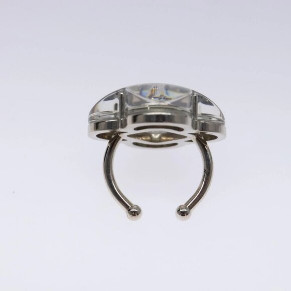 LOUIS VUITTON Berg Alafoli Ring metal Silver M65665 #21(JP Size) LV Auth 135225V - Picture 8 of 11